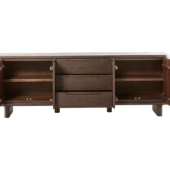 Dressoir Tondato Acaciahout 210x75x42 cm bruin