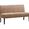 Eetkamerbank Avanza 170 cm velvet lichtbruin