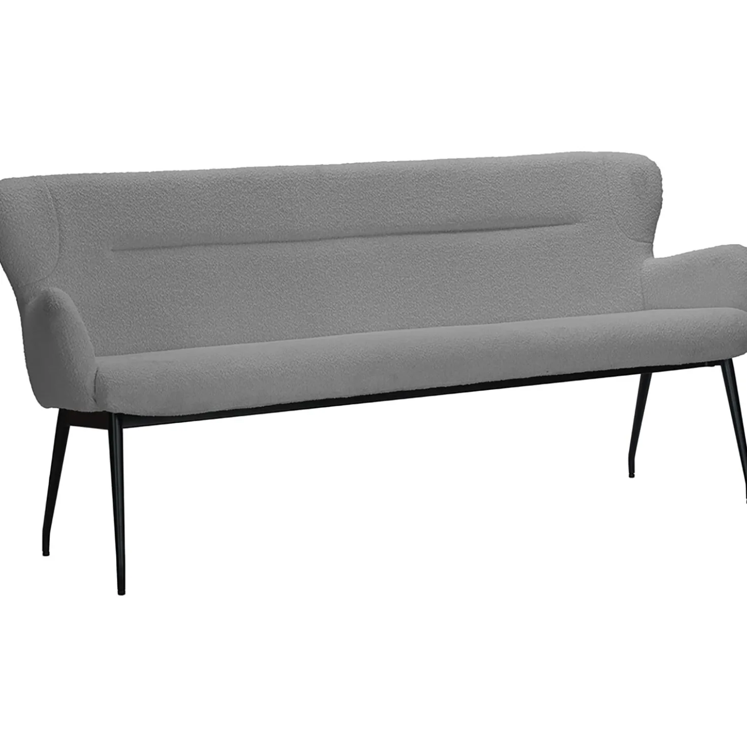 Eetkamerbank Lembo 190 cm grijs