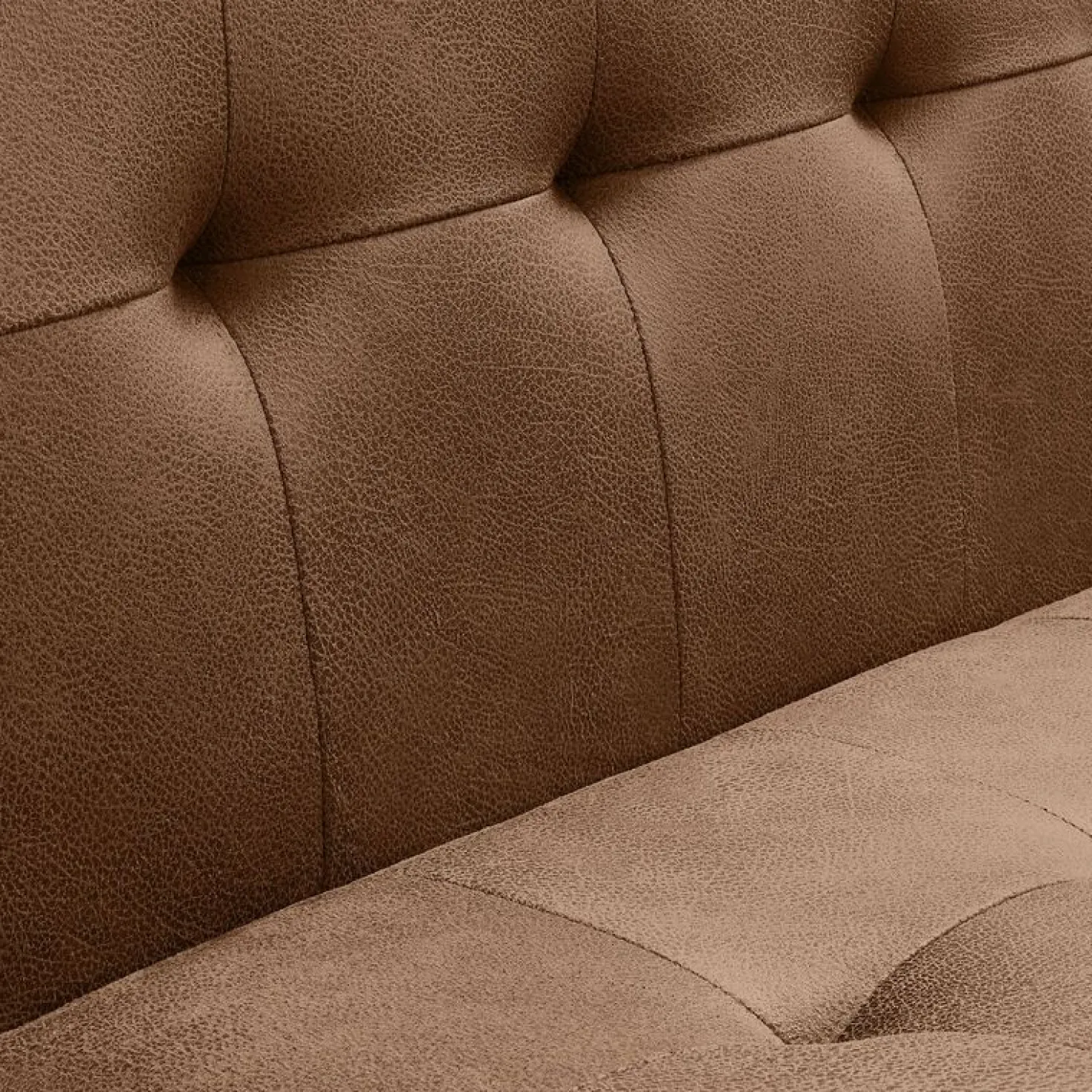 Eetkamerbank Oro 170 cm microleder bruin