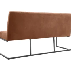 Eetkamerbank Oro 170 cm microleder bruin