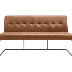Eetkamerbank Oro 170 cm microleder bruin