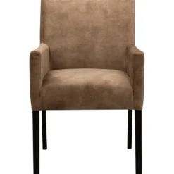 Eetkamerstoel Avanza Met armleuning velvet ecru