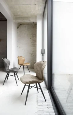 Eetkamerstoel Castione Microvezel taupe