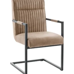 Eetkamerstoel Dantero Microvezel taupe