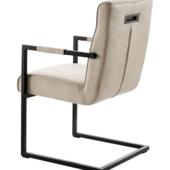 Eetkamerstoel Dantero Microvezel zandbeige