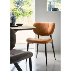 Eetkamerstoel Gomba Microvezel cognac