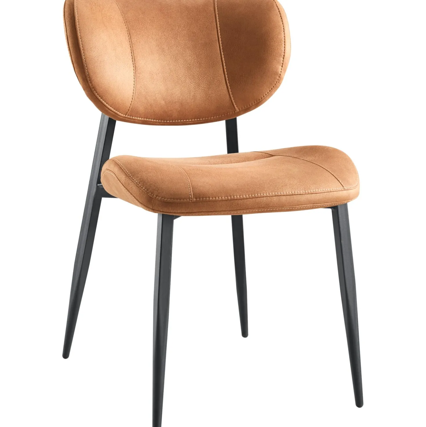 Eetkamerstoel Gomba Microvezel cognac