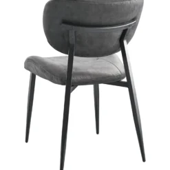 Eetkamerstoel Gomba Velvet antraciet