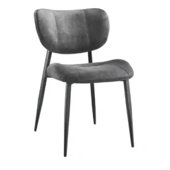 Eetkamerstoel Gomba Velvet antraciet