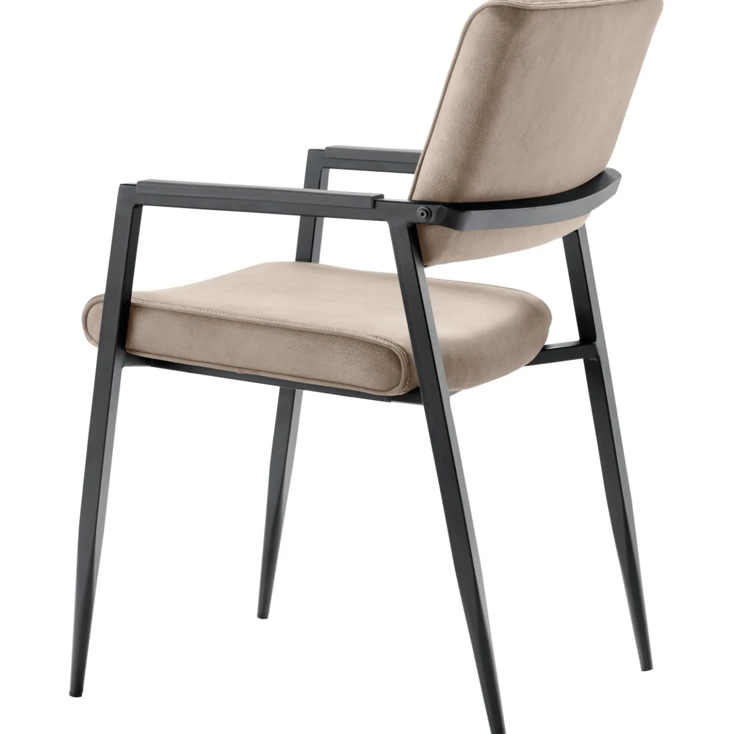 Eetkamerstoel Jisca Microvezel beige