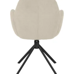 Eetkamerstoel Loranzo Draaibaar beige
