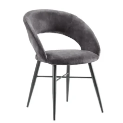 Eetkamerstoel Marasino Velvet antraciet