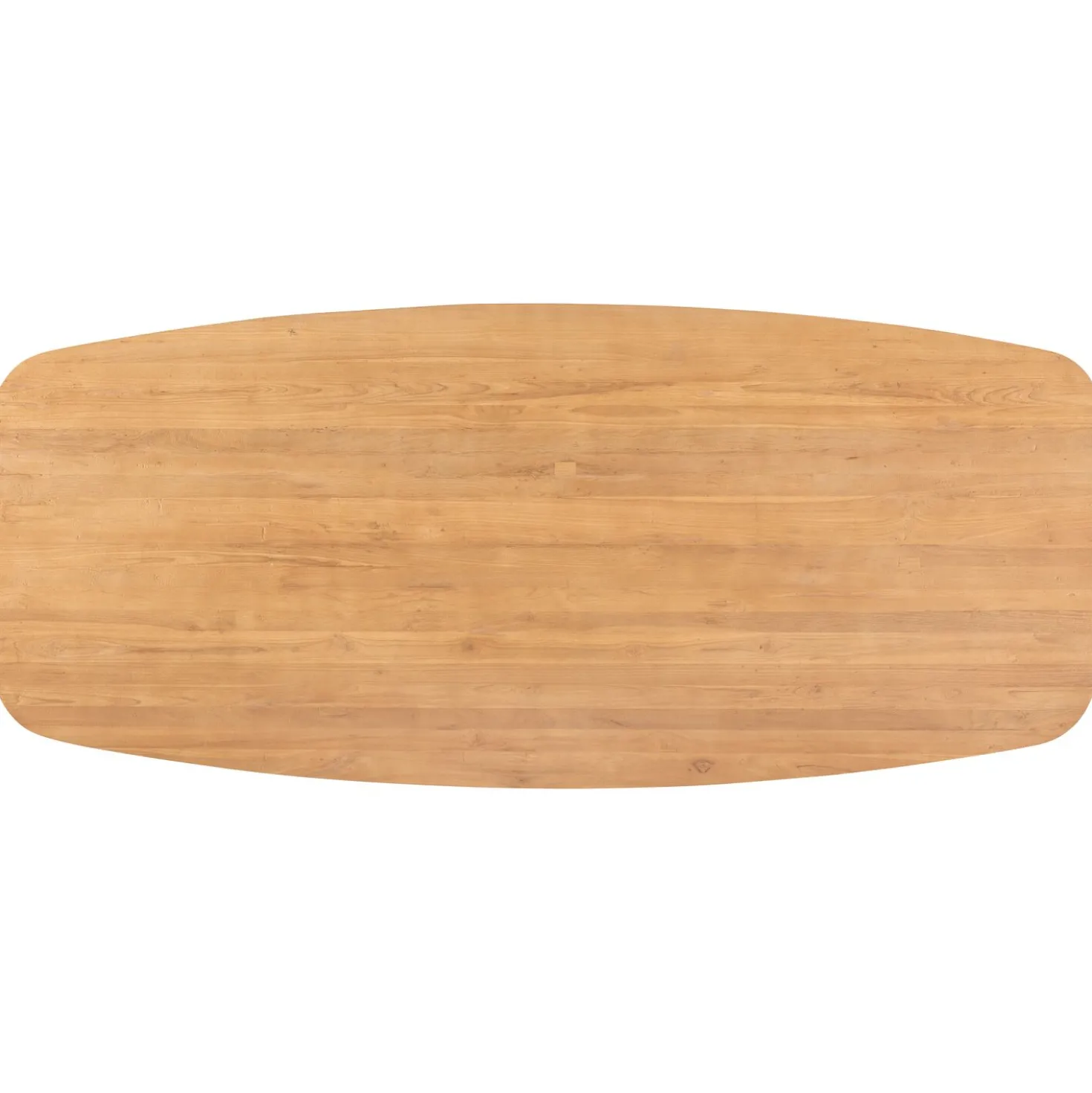 Eettafel Aska Teak 180x90 cm Deens ovaal naturel brushed