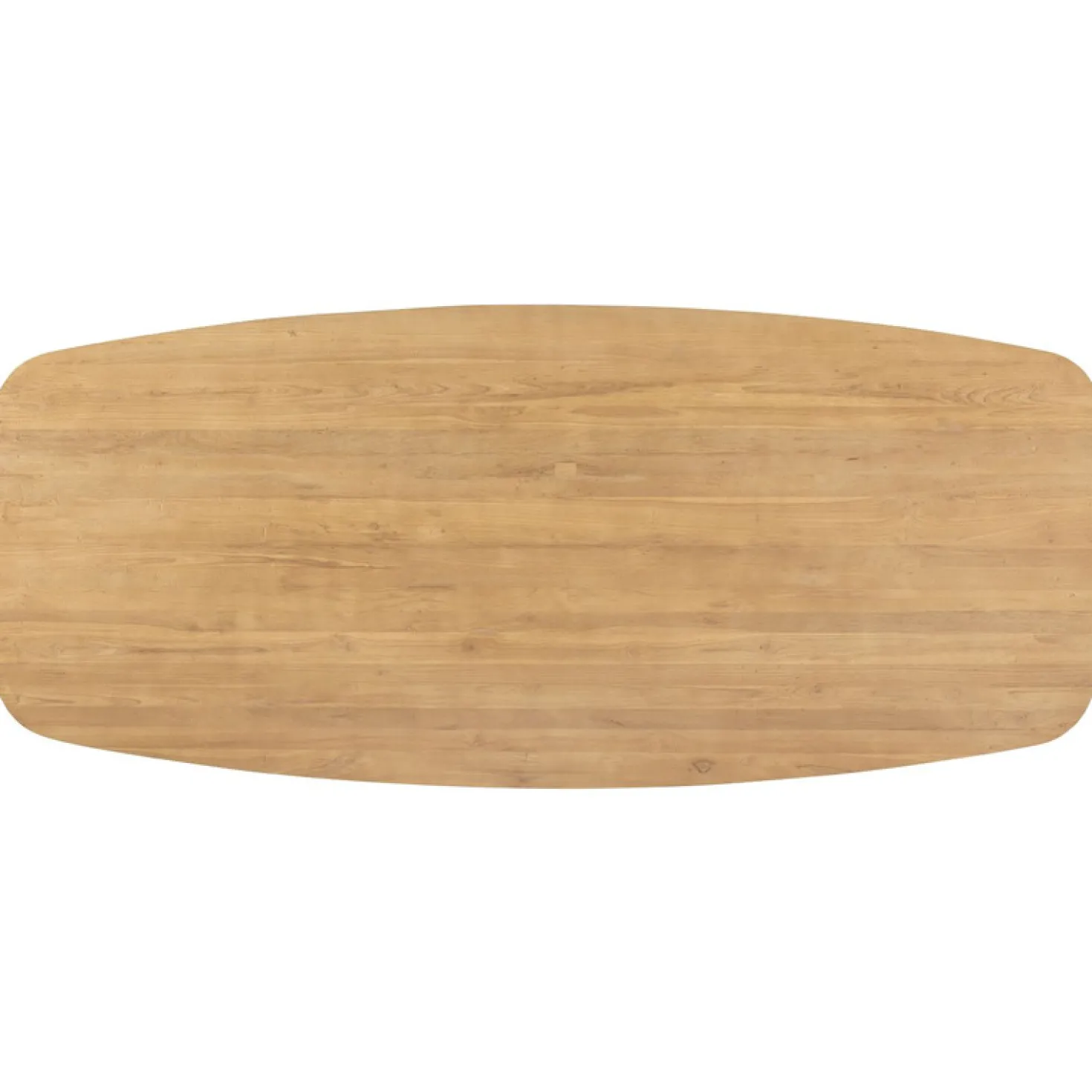 Eettafel Aska Teak 260x110 cm Deens ovaal naturel brushed