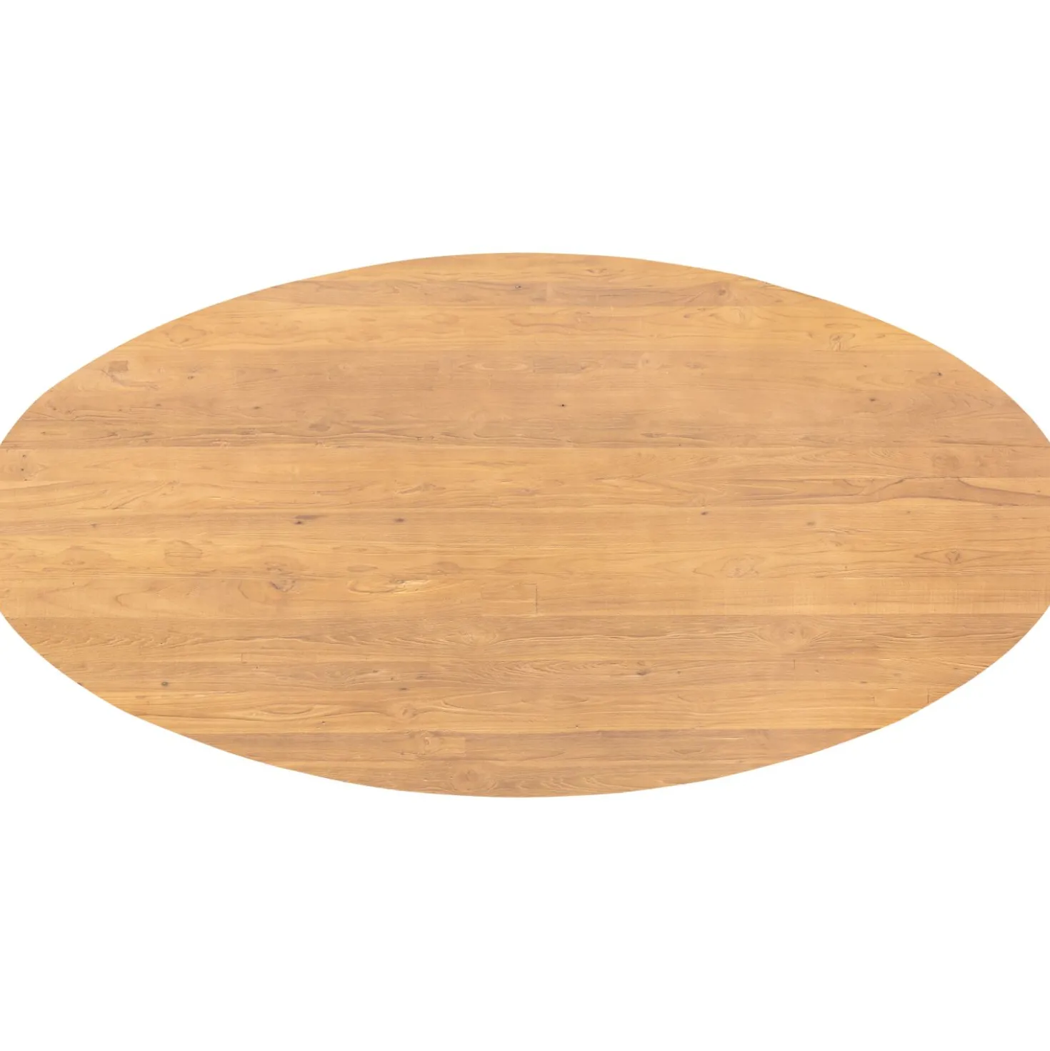 Eettafel Aska Teak 200x100 cm ovaal naturel brushed