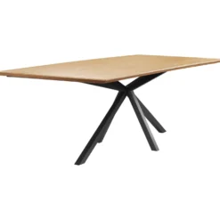 Eettafel Belvio 210x100 cm rechthoekig light oak