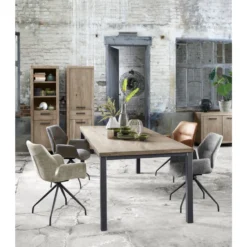 Eettafel Hevano Eikenhout 160x90 cm rechthoekig