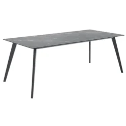 Eettafel Lineto 180x90 keramiek zwart