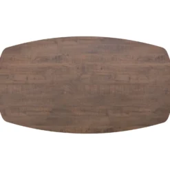 Eettafel Mascaro 160x92 cm Deens ovaal dark mango