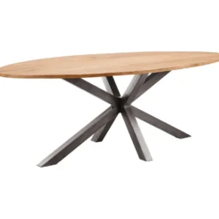 Eettafel Mesola Mangohout 200x100 cm ovaal natural