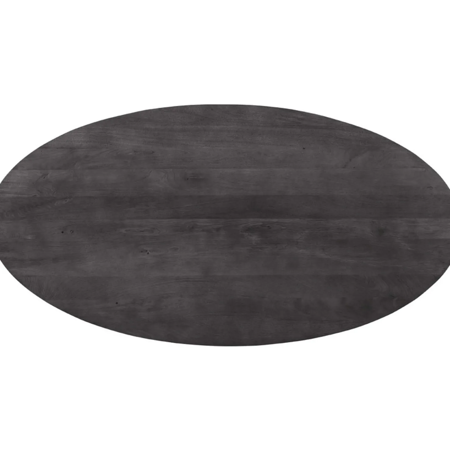 Eettafel Piastra 230x115 cm ovaal zwart