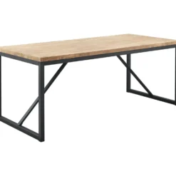 Eettafel Ricardi 190x90 cm rechthoekig mango