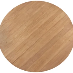 Eettafel Romaro Teakhout 130 cm rond mix rough