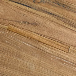 Eettafel Romaro Teakhout 150 cm rond mix rough