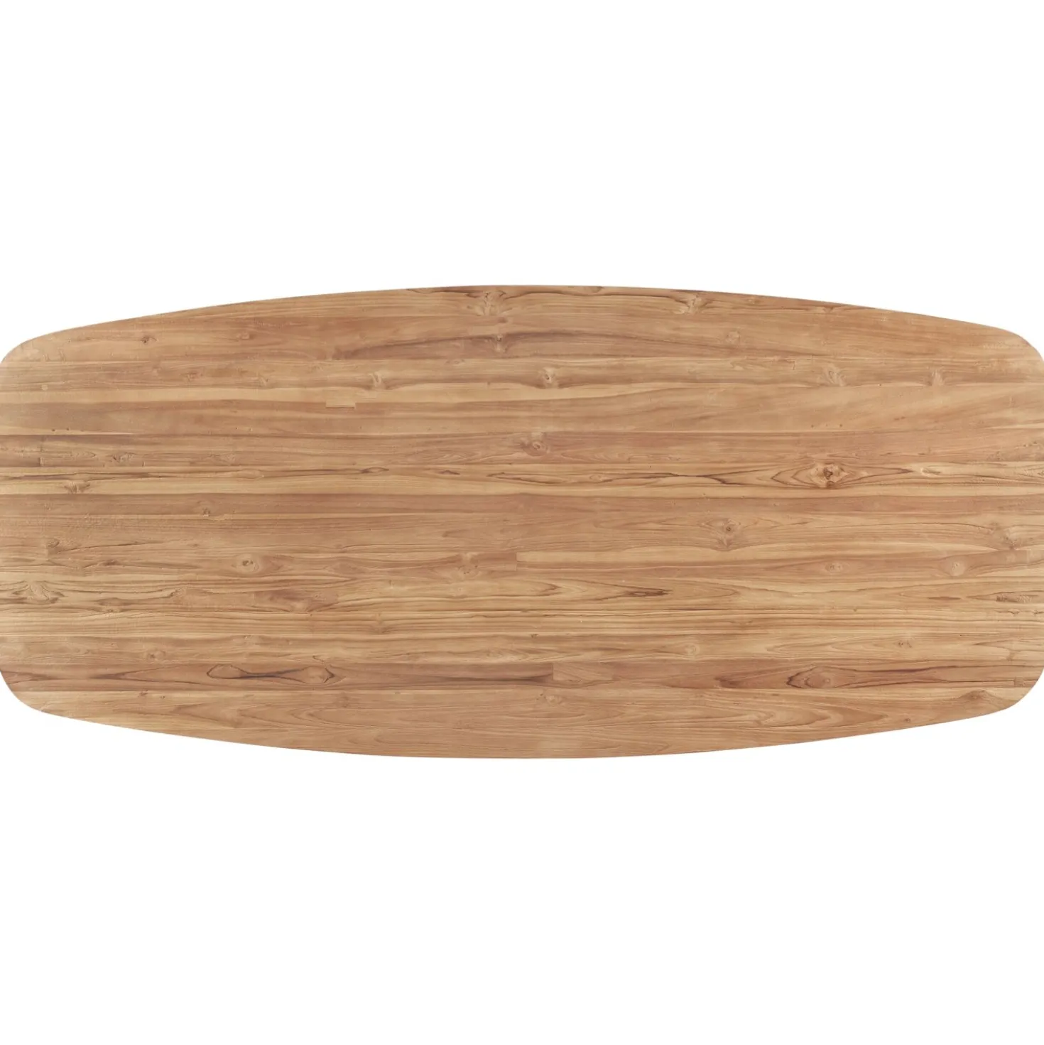 Eettafel Romaro Teakhout 180x90 cm Deens ovaal mix rough