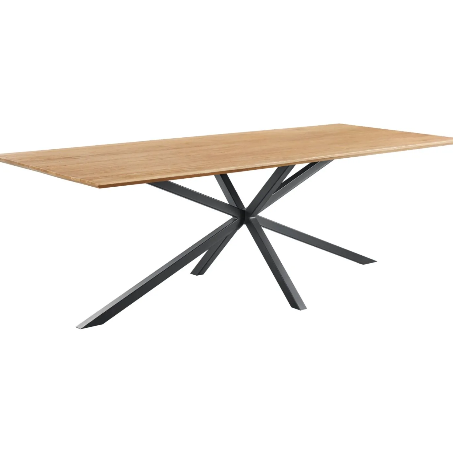 Eettafel Romaro Teakhout 240x100 cm rechthoekig mix rough