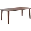 Eettafel Tavolo Eikenhout 220x100 cm rechthoekig donkerbruin