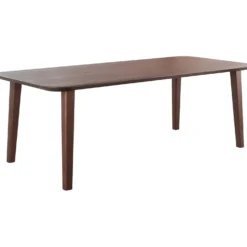 Eettafel Tavolo Eikenhout 220x100 cm rechthoekig donkerbruin