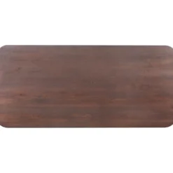 Eettafel Tavolo Eikenhout 220x100 cm rechthoekig donkerbruin