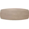 Eettafel Tavolo Eikenhout 240x100 cm Deens ovaal lichtbruin