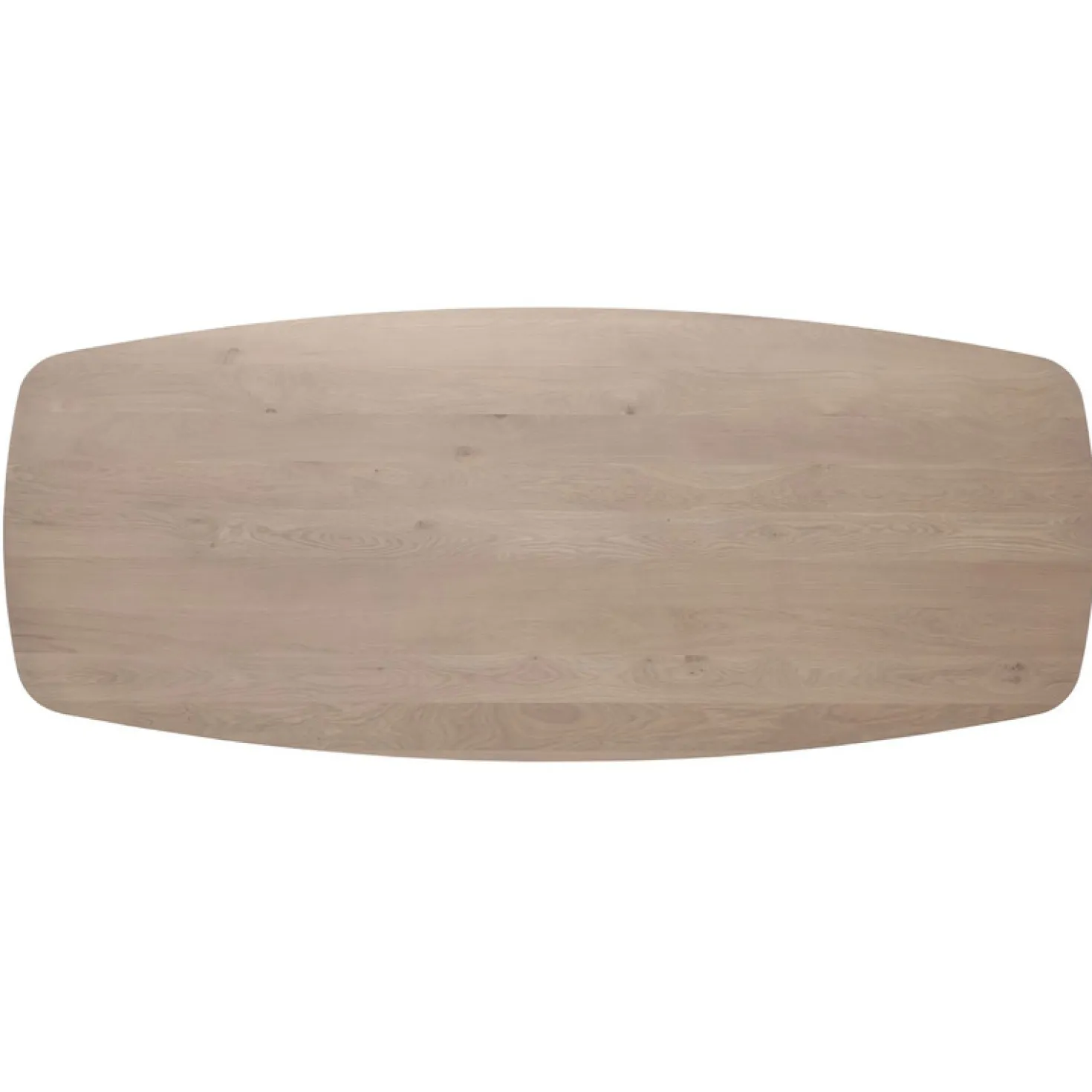 Eettafel Tavolo Eikenhout 240x100 cm Deens ovaal lichtbruin