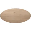 Eettafel Tavolo Eikenhout 260x125 cm ovaal naturel grijs