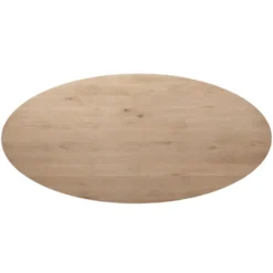 Eettafel Tavolo Eikenhout 260x125 cm ovaal naturel grijs