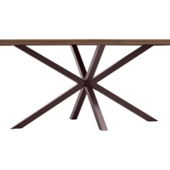 Eettafel Tavolo Eikenhout 200x100 cm rechthoekig donkerbruin