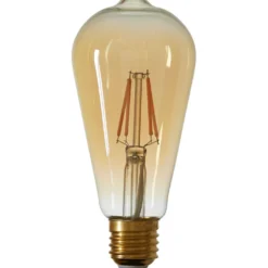 E27 Ledlamp Luce Amber 4 Watt 6,4 cm hoekig