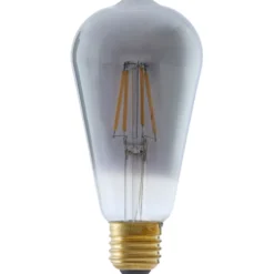 E27 Ledlamp Luce Smoke 4 Watt 6,5 cm hoekig