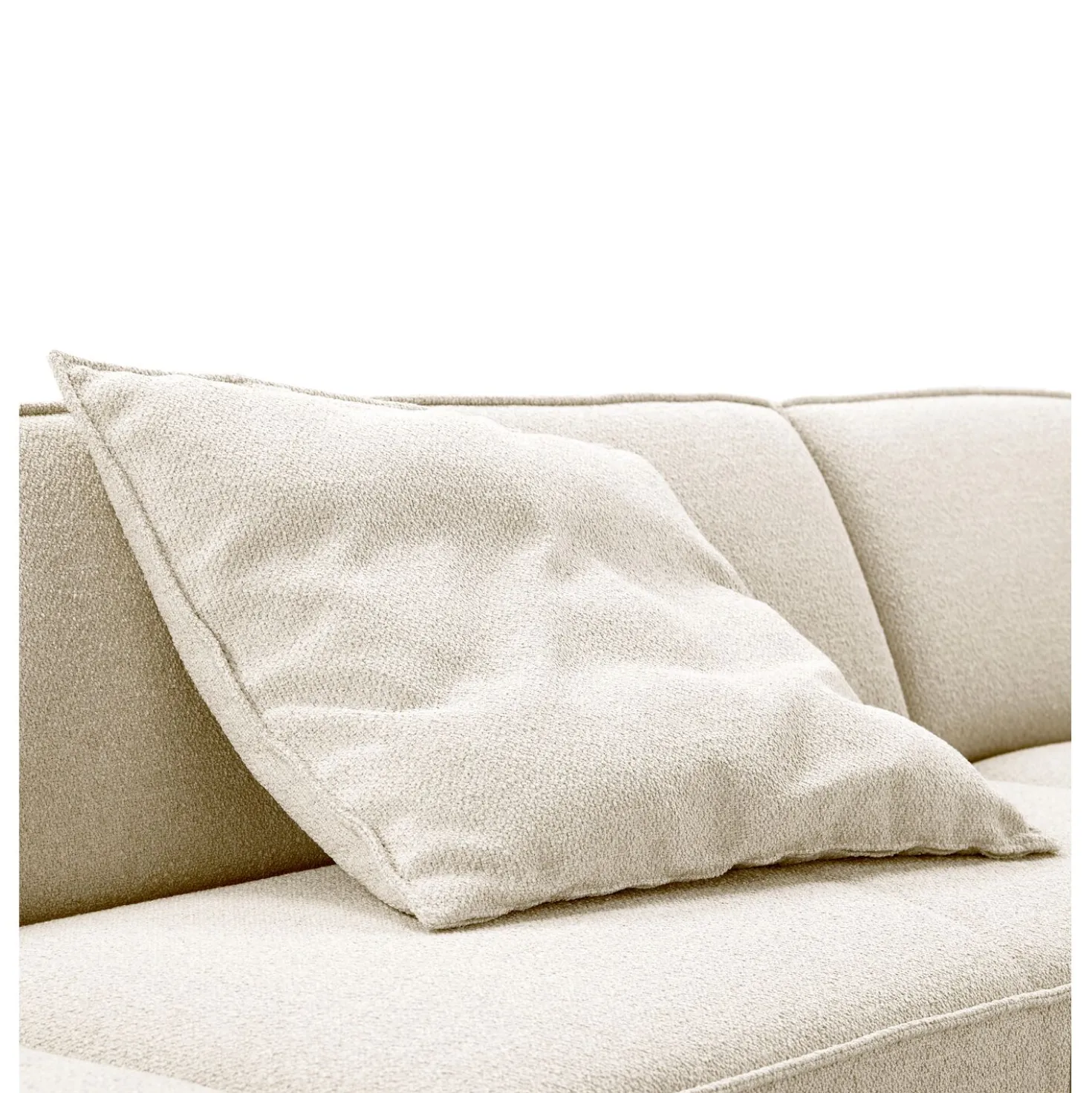 Elementenbank links Baricci Ecru breed premium comfort