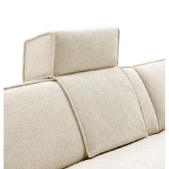Elementenbank rechts Baricci Ecru breed premium comfort