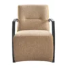 Fauteuil Metal Caramel bronze