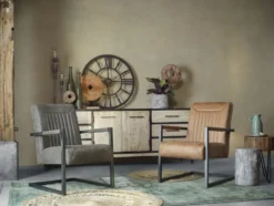 Fauteuil PARANTINO Stof taupe
