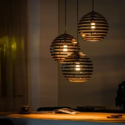 Hanglamp Fiorenza Ø 30 cm zwart staal 3-lichts