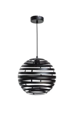 Hanglamp Fiorenza Ø 30 cm zwart staal