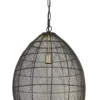 Hanglamp MAROLA Zwart goud 53x40 cm