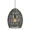 Hanglamp Orcia Rond 40 cm rotan zwart