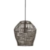 Hanglamp Scarperio Rond 28 cm rotan bruin